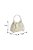 Bolsa Bucket Pequena Trançada Luiza Barcelos Off White - Imagem 7