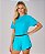 T-Shirt Cropped Com Tule Alto Giro - Imagem 1