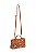 Bolsa Pequena Tiracolo Bambi Natural Viena Luiza Barcelos Camel - Imagem 5