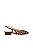 Sapatilha Slingback Animal Print Bambi Luiza Barcelos Marrom - Imagem 1