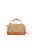 Bolsa Média Em Camurça Bege Fendi E Couro Caramelo Luiza Barcelos - Imagem 3