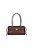 Bolsa Grande Baguete  Couro  Logotipo Luiza Barcelos Coffee - Imagem 1