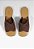 Chinelo Feminino Rasteirinha Tecido Slide X Schutz Marrom - Imagem 4