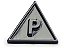 Pingente Metal Letra P Schutz Azul Marinho - Imagem 1