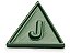 Pingente Metal Letra J Schutz Verde - Imagem 1
