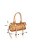 Bolsa Grande Baguete Em Couro Luiza Barcelos Nude - Imagem 6