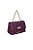 Bolsa Viena Couro Corrente Luiza Barcelos Vinho - Imagem 2