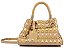 Bolsa Média Em Couro Satchel Schutz Nude - Imagem 1