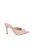 Mule Salto Alto Em Couro Avestruz  Rosa Luiza Barcelos - Imagem 2
