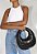 Bolsa Hobo Média 944 Couro Preto Schutz - Imagem 6