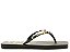 Flat Chinelo Flip Flop Preto Estrela Vicenza - Imagem 1