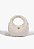 Bolsa Hobo 944 Moon Bag Média Couro Branca Schutz - Imagem 1
