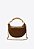 Bolsa Hobo Maya Grande Marrom Vicenza - Imagem 3