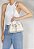 Bolsa Shoulder Media Lilibet Couro Branca Schutz - Imagem 3