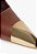 Slingback Biqueira de Metal Couro Marrom Schutz - Imagem 6