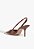 Slingback Biqueira de Metal Couro Marrom Schutz - Imagem 3