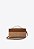 Bolsa Clutch Lilian Pequena Marrom Vicenza - Imagem 3