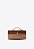 Bolsa Clutch Lilian Pequena Marrom Vicenza - Imagem 1
