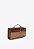 Bolsa Clutch Lilian Pequena Marrom Vicenza - Imagem 2