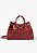 Bolsa Tote Rebecca Couro Vermelha Schutz - Imagem 1