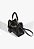 Bolsa Satchel Rebecca Média Couro Preta Schutz - Imagem 2