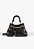 Bolsa Satchel Rebecca Média Couro Preta Schutz - Imagem 1