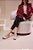 Sapatilha Em Couro Off White Com Verniz Preto Luiza Barcelos - Imagem 7