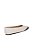 Sapatilha Em Couro Off White Com Verniz Preto Luiza Barcelos - Imagem 3