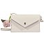 Bolsa Pequena Em Couro Com Chaveiro Off White Schutz - Imagem 1