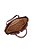 Bolsa Grande Tote Em Couro Com Alças Coffee Luiza Barcelos - Imagem 5