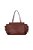 Bolsa Grande Tote Em Couro Com Alças Coffee Luiza Barcelos - Imagem 3