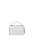 Bolsa Vanity Pequena Em Couro Metalizado Avestruz Prata Luiza Barcelos - Imagem 3