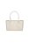 Bolsa Grande Em Couro Croco Off White Luiza Barcelos - Imagem 3
