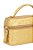Bolsa Vanity Pequena Em Couro Avestruz Bronze Luiza Barcelos - Imagem 5