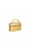 Bolsa Vanity Pequena Em Couro Avestruz Bronze Luiza Barcelos - Imagem 1