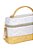 Bolsa Vanity Pequena Em Couro Avestruz Chumbo E Bronze Luiza Barcelos - Imagem 5