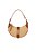 Bolsa Média Em Ráfia Natural E Couro Caramelo Luiza Barcelos - Imagem 1