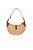 Bolsa Média Em Ráfia Natural E Couro Caramelo Luiza Barcelos - Imagem 3