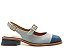 Slingback Cap Toe Irene Jeans Azul Vicenza - Imagem 1