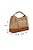 Bolsa Hobo Grande Em Camurça Bege Fendi E Couro Caramelo Luiza Barcelos - Imagem 9