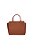 Bolsa Média Em Couro Caramelo Luiza Barcelos - Imagem 3