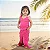 Fantasia Sereia Bebê Infantil com Saia Cauda Serei Rosa - Imagem 1