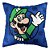 Almofada Super Mario Luigi Enchimento Em Fibra Macia 40x40cm - Imagem 3