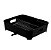 Escorredor De Louças Com Porta Talheres Pratos Preto Black - Imagem 2