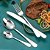 Faqueiro Com Suporte Kit 24 Peças Serve 6 Pessoas Aço Inox - Imagem 4