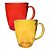 Kit 2 Canecas Coloridas 350ml Xícara Cappucino Café Chá - Imagem 1