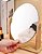 Espelho Oval Decorativo De Mesa Bancada Maquiagem Elegante - Imagem 2