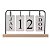 Calendário Permanente De Mesa Madeira decoração Home Ofice - Imagem 1