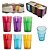 Jogo De 6 Copos De Vidro 450ml Coloridos Resistentes - Imagem 2