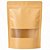 Embalagem 10x15cm Stand Up Pouch Kraft Zip Lock Visor C/50un - Imagem 3